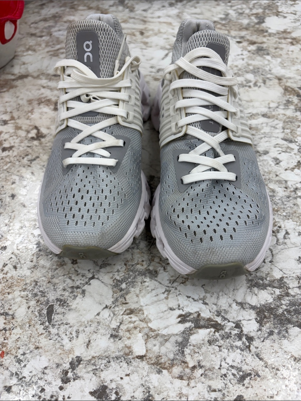 On Running Women's Cloud Sneakers - Gray & White